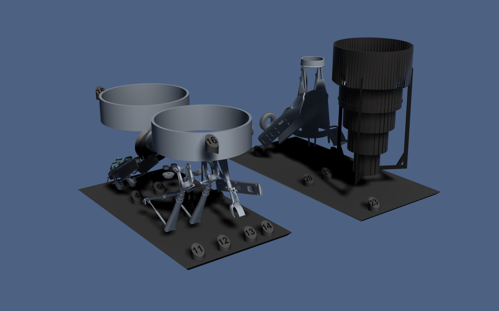 Leduc O.22 interior parts